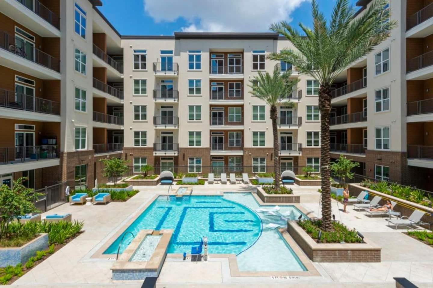 Downtown Apt Free Parking - Pool - Gym - Fully Kitchen Houston Eksteriør bilde